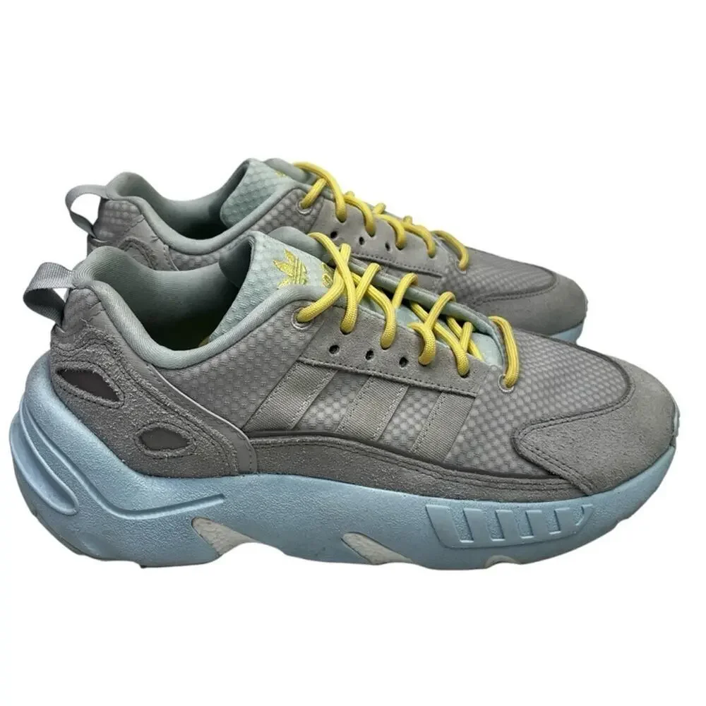 Adidas Zx 22 Boost Lace Up sneakers gray blue - 7